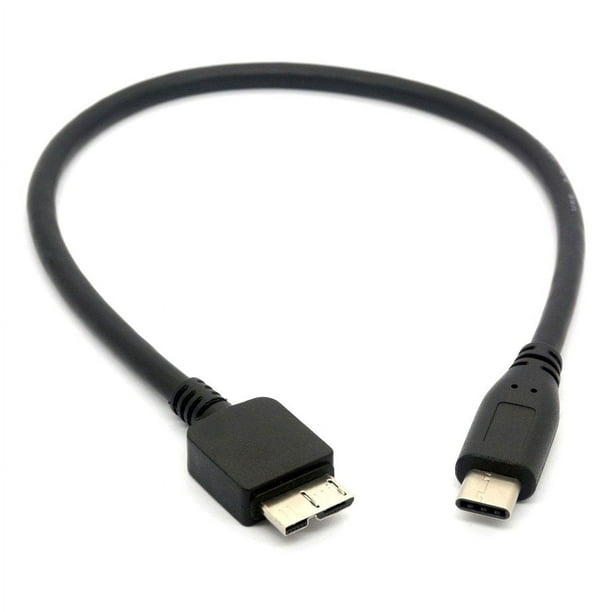 Câble USB C vers Micro USB Type C vers Micro B pour disque dur WD my  PassPort HDD 