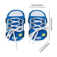 thumbnail image 6 of LeeQinersw Busy Board DIY Part Activity Shoe Tying Practice for Kids Toddler Boys Girls 1 Pair, 6 of 6