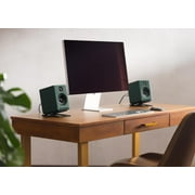 Audioengine A2 24 Bit Hi Res Desktop Speakers with Bluetooth - Pair (Green)