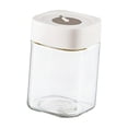 thumbnail image 2 of Frasco hermético para alimentos, a prueba de polvo, reutilizable, con tapa, de vidrio para caramelos, nueces y azúcar. Blanco 1000ml, 2 of 9