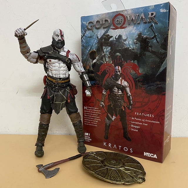 NECA God of War 3 fantasma de Sparta Kratos PVC figura de acción juguetes de modelos coleccionables muñeca regalo