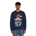 thumbnail image 4 of Little Brother Elf Unisex Sweatshirt, S-2XL Christmas Lil Bro Elves, 4 of 9