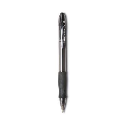 BIC BICVLGB361BK Velocity Atlantis Bold Retractable Ballpoint Pen Value Pack, 1.6 mm, Black Ink and Barrel, 36/Pack