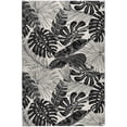 thumbnail image 2 of Addison Rugs Dream Shag Premium Machine Washable Transitional Large Leaves Midnight Rectangle Rug, 5' x 7'6", 2 of 8