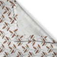 thumbnail image 3 of Ambesonne Botanical Kitchen Curtains, Retro Hand-Drawn Leaves, 55"x30", Pale Cinnamon and Amber, 3 of 3