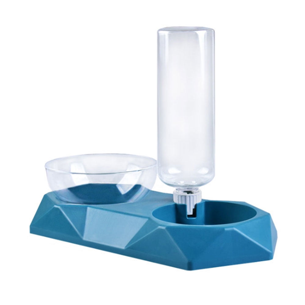 Portable Pet Bowl Automatic Water Dispenser Antiskid Double 