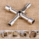thumbnail image 3 of - Llave universal multifunción de 4 vías Llave triangular Llaves triangulares de fontanero para gabinetes de medidores eléctricos de gas Radiadores de purga (Color : A), 3 of 3