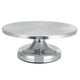 thumbnail image 1 of Soporte giratorio para tartas de acero inoxidable de 30 cm para el hogar, base giratoria para decoración de tartas, utensilio de cocina para bricolaje, 1 of 10
