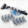 thumbnail image 4 of 48pcs 3 Layers Shaver Blades Compatible Cartridges Men Care For Gillette Fusion Razor, 4 of 5
