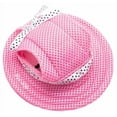 thumbnail image 2 of Pet Life ® 'Sea Spot Sun' UV Protectant Adjustable Fashion Mesh Brimmed Dog Hat Cap, 2 of 4