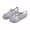 Purple, variant on Glitter Shell Jelly Sandals Girls Dressy Summer Shoes Comfy Closed Toe Flats Toddler Beach Footwear Kids