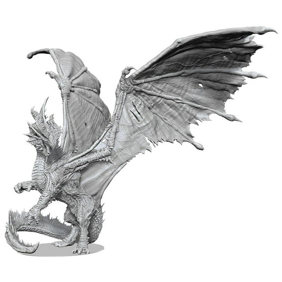 D&D Nolzur's Marvelous Miniatures: Gargantuan Red Dragon - Unpainted Figure, RPG, Dungeons & Dragons
