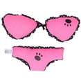 thumbnail image 2 of Bikini Shaped Pet Playing Toys Set Durable Squeaky Dog Chew Interactive Toys with Sound, 2 of 14