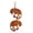 2pc, variant on Rust Patina Skull Hanging Decor, Skulls Metal Wind Catcher Spinner, Halloween Outdoor Yard Decor (2/4 Packs), Includes Jute Rope, Halloween Decoration Indoor Outdoor Party House Yard Wall (A)
