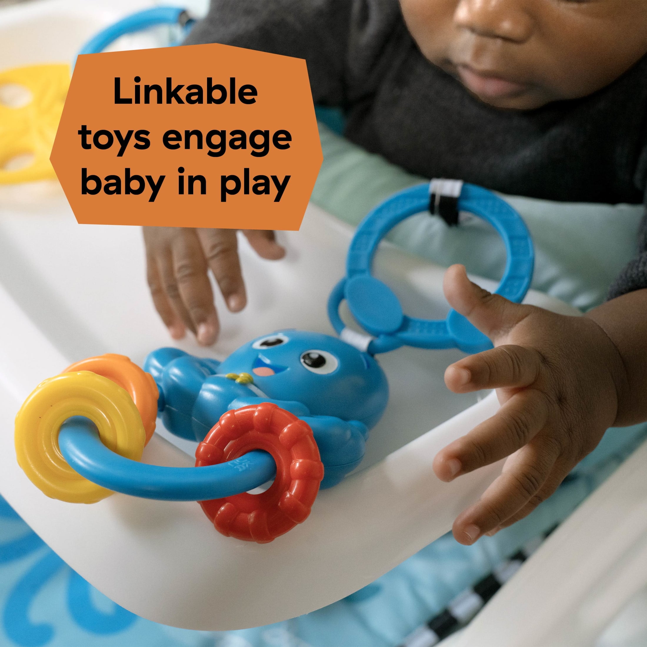 Sea of Support 2-in-1 Sit Up Floor Seat, Ages 4+ Months