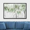 thumbnail image 2 of wall26 Framed Canvas Print Wall Art Rustic Pastel Green Spring Forest Tree Landscape Nature Wilderness Illustrations Modern Art Farmhouse/Country for Living Room, Bedroom, Office - 24"x36", 2 of 5