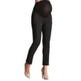 thumbnail image 2 of Aayomet Women’s Maternity Over The Belly Support Leggings,Black S, 2 of 4