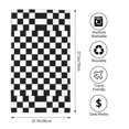 thumbnail image 2 of Checkerboard Hand Towel Ultra Soft Bath Towels Kitchen Dish Guest Towel For Spa Gym Home Decor 15.7"X27.5", 2 of 7