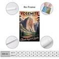 thumbnail image 2 of Inspirational Yosemite National Park Retro Travel Motivational Wall Art Poster Decor for Gym Office Study Room Canvas Poster, 2 of 8