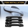 thumbnail image 2 of Ofertas Únicas 4pcs Cubierta de Manija de Puerta Exterior Protector de Manija de Puerta para Chevrolet Avalanche 2007-2014 Protector de Manija de Puerta de Coche Negro, 2 of 6