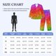 thumbnail image 4 of Balery Colorful Glitter Pijama para Hombre de Dos Piezas con Manga Larga, Conjunto de Dormir y Descanso Suave con Bolsillos-XX-Large, 4 of 7
