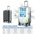 thumbnail image 6 of PAYOHTO Highly Elastic Spandex Suitcase Cover Luggage Cover Small Fits 18 to 21 Inch Famous Landmarks, 6 of 8