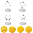 thumbnail image 1 of Stainless Steel Cookie Cutters Biscuit Molds Squid Game Kit, 1 of 7