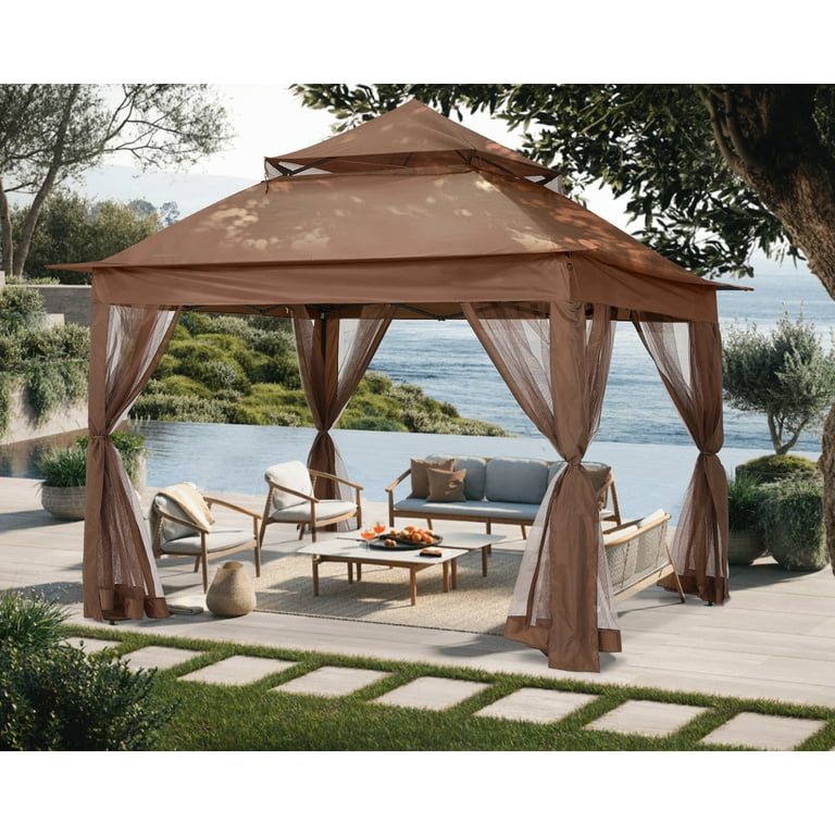 ABCCANOPY 11'x11' Outdoor Pop Up Patio Gazebo with Vented Screen