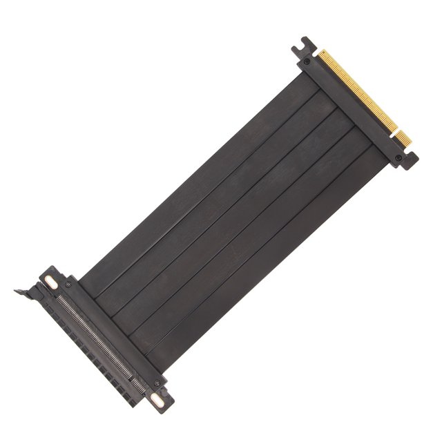 PCIE 4.0 X16 Extender Riser Cable for RTX 4090 4080, RX 7900 XT 7700 XT, 180 Degree Flexible PCI Express 4.0 X16 Graphics Card Adapter, PCIE 4.0 Extension Cable