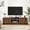 62.99"*15.74"*17.71"-Walnut, variant on YOCWO TV Stands for 65 inch tv, TV Stand with Sliding Wave Doors, Wood Entertainment Center for TVs, Media Console Cabinet with Open Storage for Living Room, Walnut