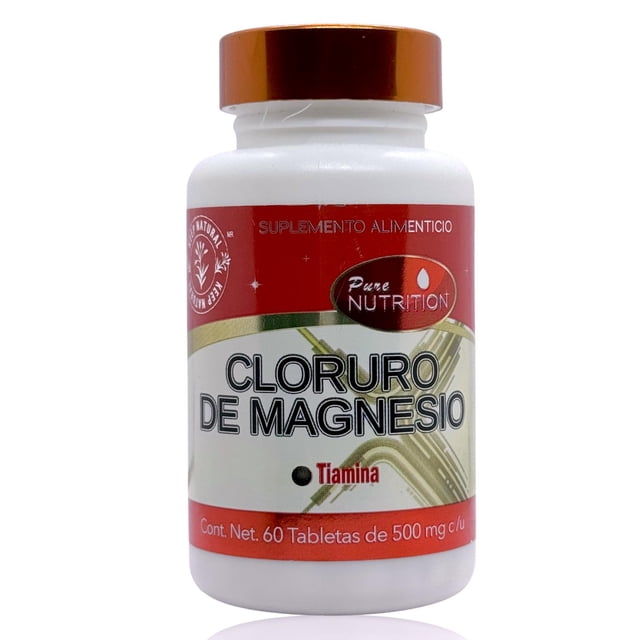 Cloruro de Magnesio + Tiamina 60 tabs de 500 mg Keep Natural KEEP NATURAL PURECLORURO