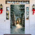 thumbnail image 4 of Holiday Party Santa Door Cover Decorative Tapestry for Festive and Entryway Styling, 4 of 5
