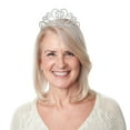 thumbnail image 2 of Glittered Metal  50  Tiara, (1/Pkg), 2 of 5