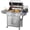 Grill with side burner, variant on SKOK 4 Burner Gas Grill with Side Burner, 58000 BTU &393 sq.in Cooking Surface, Outdoor Propane Barbecue Grill for Patio & Backyard