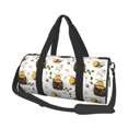 thumbnail image 1 of Balery Honey Bee Insect Bolsa de Gimnasio para Mujeres y Hombres, Bolsa de Viaje Impermeable, Bolsa de Fin de Semana con Compartimento para Zapatos y Bolsillo Húmedo, 1 of 6