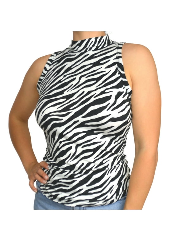 Zebra Print Tops