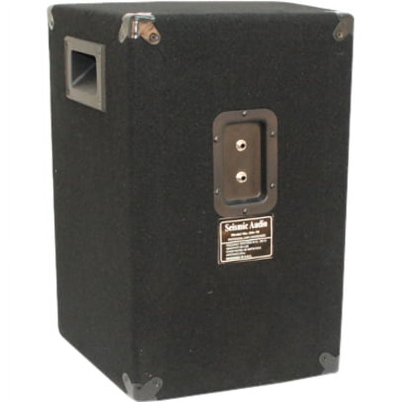 Seismic Audio Pro Audio SA-10 Indoor Stand Mountable Speaker, 100 W RMS, Black