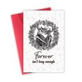 thumbnail image 1 of Tarjeta de San Valentín FSSDAS Skeleton Gothic para él o ella, 1 of 6