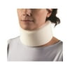 OTC Cervical Collar, Soft Contour Foam, Neck Support Brace, White Narrow 2.5" Depth, Universal