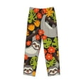 thumbnail image 6 of Uemuo Sloth on the Branch Pattern Men's Wide Leg Palazzo Lounge Pants with Pockets Light Weight Loose Comfy Casual Pajama Pants-XX-Large, 6 of 9