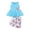 ZI-Sky Blue, variant on Povozer Baby Girl Clothes Toddler Girls Summer Outfits Girls Fashion Toddler Baby Girl Summer Clothes Embroidery Ruffle Tank Tops Shorts 2Pcs Set Farm Goose Outfit Size 12-18 Months,Pink