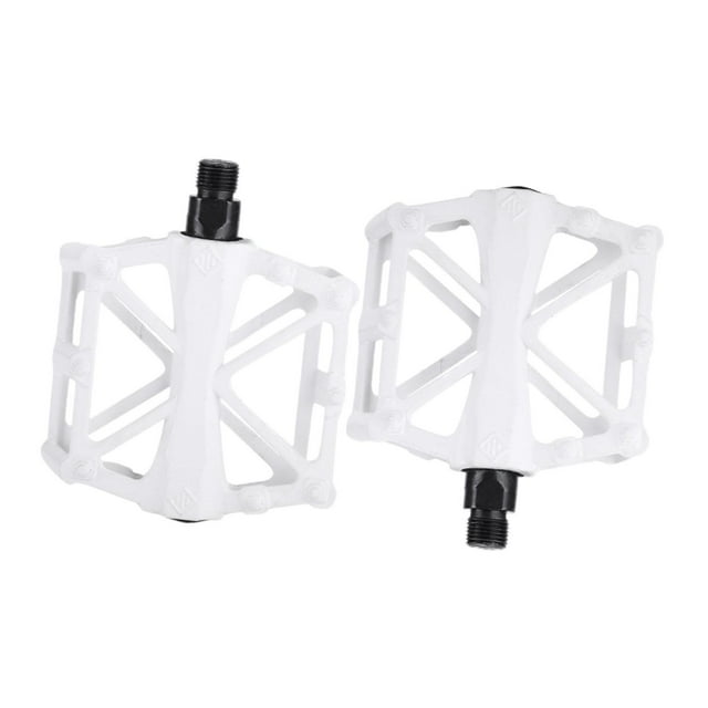 2 pedales genéricos para bicicleta, accesorios de ciclismo, equipo de equitación, rodamientos antideslizantes para monociclo eléctrico. Blanco