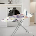 thumbnail image 2 of Renewold Stretchy Flowers Ironing Board Cover with Padding Standard Size 15x54 Cute Elephant Sleeve Ironing Board Replacement Covers Silicone Coating, 2 of 5