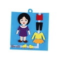 thumbnail image 4 of Tablero ocupado para niños pequeños, tela suave, habilidad básica, habilidades motoras finas, tablero sensorial, libro de tela de cuentos para niños p Madre, 4 of 7