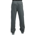 thumbnail image 2 of Vibes Men's Big & Tall Cargo Zipper Pocket Fleece Sweatpants Adjustable Bungee Cord open bottom, 2 of 5