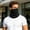 Black, variant on ZGRBOU UV Protection Neck Gaiter Face Mask Scarf for Men Multipurpose Windproof Neck Cover Fasion Loose Bandana Neck Mask