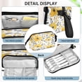 thumbnail image 4 of Fish Mouth Pencil Bag 9.45*3.74*5.9 Inches Pencil Bag Pencil Case Pencil Box Makeup Bag Suitable for Office and Study Cute Yellow Flowers Seamless, 4 of 7