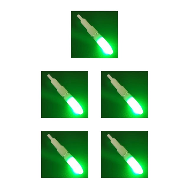 Soidarity Palo luminoso Plástico resistente al desgaste LED Luz de noche Clips de punta de caña de pescar Lámpara práctica Lightstick Bite Green Type2 NO2 Soidarity CBP393746