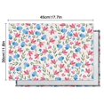 thumbnail image 5 of Pioneer Flower Floral Print Pattern Summer Placemats Table Placemats Set Of 6-Linen Kitchen Washable Placemats Table Mats 12x18 Inch Non-Slip Heat Resistant, 5 of 5