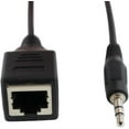thumbnail image 2 of Conector de Audio Macho de 3,5 Mm de 1/8" a Cable de Red Ethernet LAN RJ45 para Dispositivos Táctiles VOD KTV de 1 Pie, 2 of 6